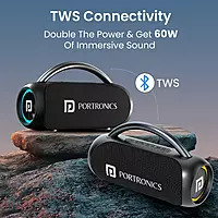 Portronics Radiant 2 30W Bluetooth Speaker | Aluminium Handle, 6 Hours Playtime, Type-C Fast Charging Portronics Radiant 2 30W Bluetooth Speaker | Aluminium Handle, 6 Hours Playtime, Type-C Fast Charging