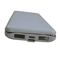 Power Bank Housing with Dual USB Output, Micro & Type-C Input, Not a power bank only Case (White) Power Bank Housing with Dual USB Output, Micro & Type-C Input, Not a power bank only Case (White)