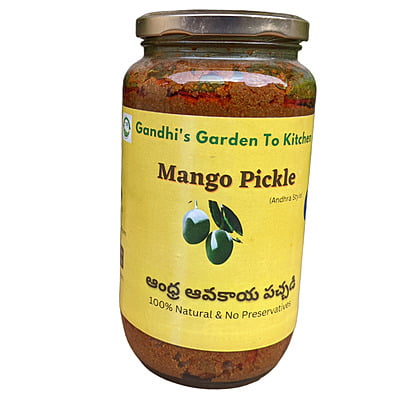1kg Andhra Avakaya – Homemade - Authentic Andhra Mango Pickle