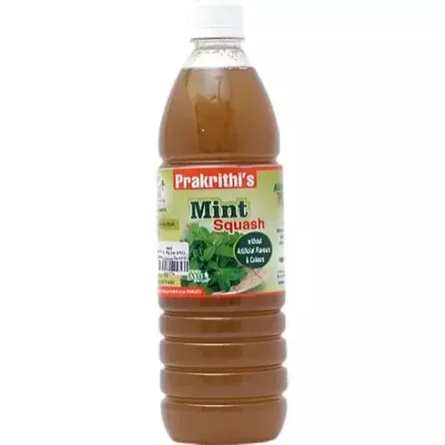 Prakrithi’s Mint Squash – Refreshing and Natural Drink
