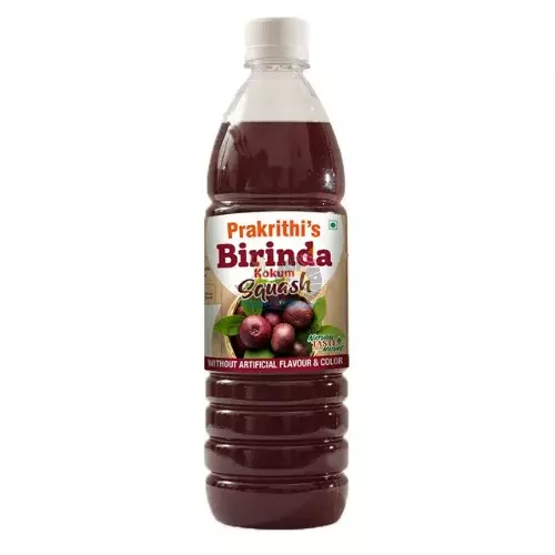 Prakrithi's Birinda Kokum Squash- 700ml Prakrithi's Birinda Kokum Squash- 700ml