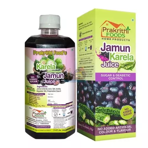 Prakrithi's Jamun Karela Juice- 500g Prakrithi's Jamun Karela Juice- 500g