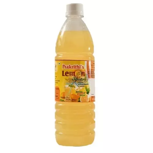 Prakrithi's Lemon Squash- 700ml Prakrithi's Lemon Squash- 700ml