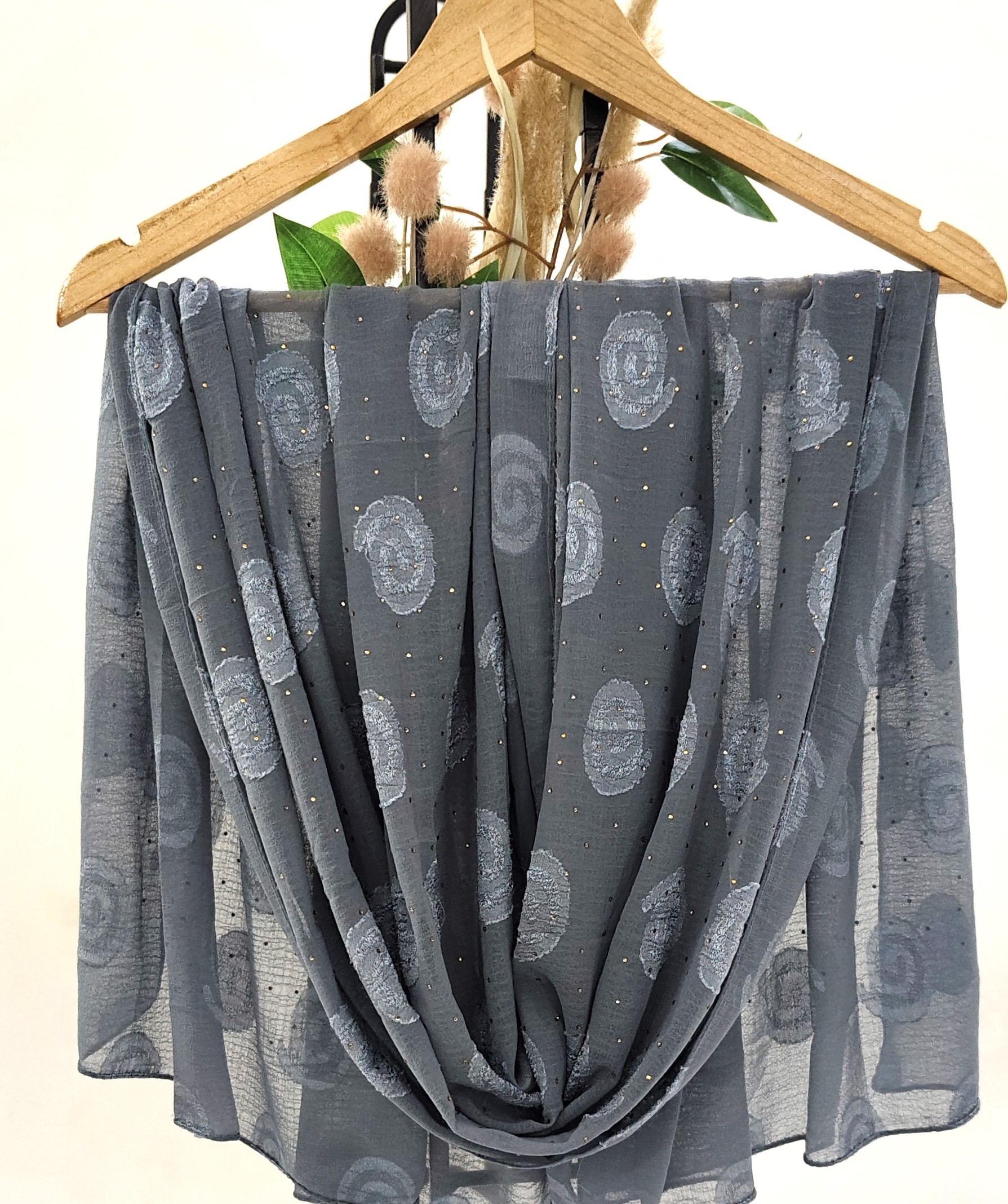 Premium Chiffon Butti With Stones Hijab