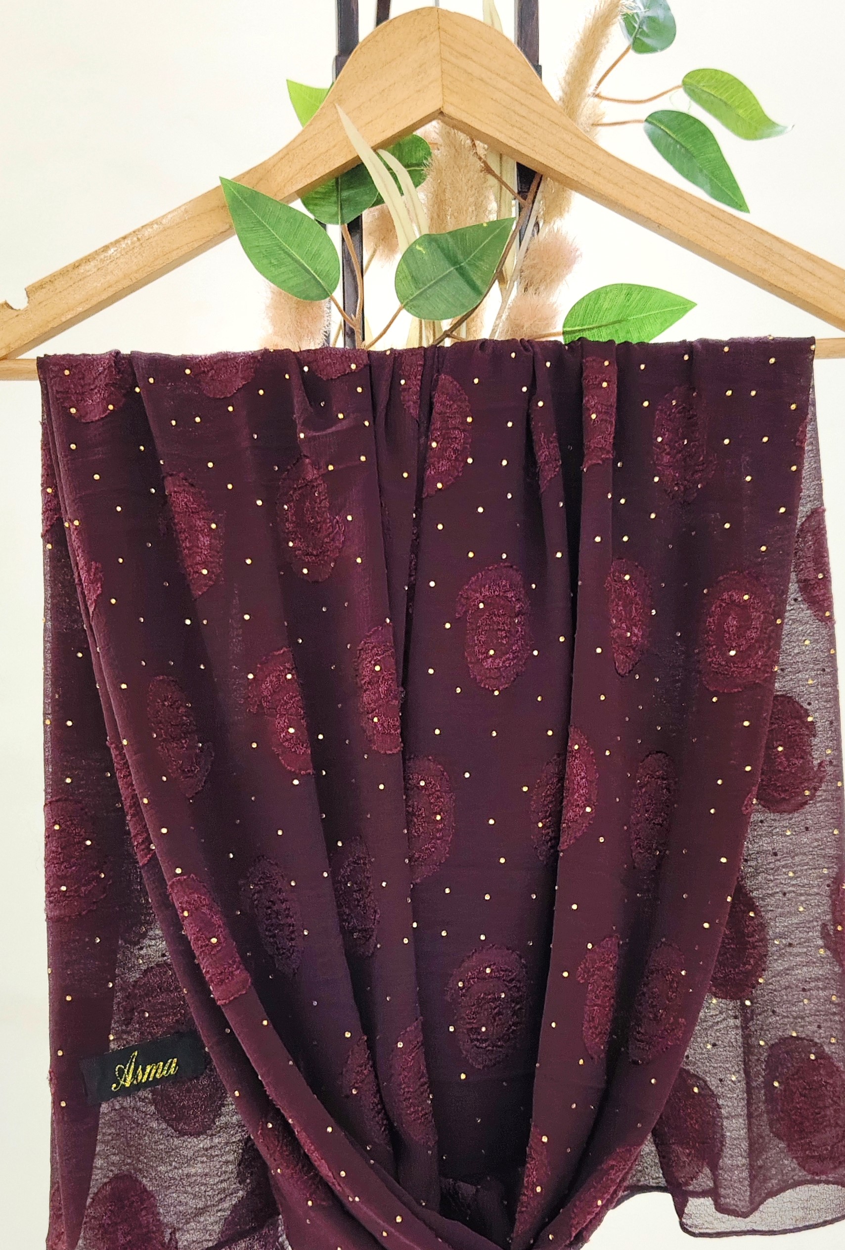 Premium Chiffon Butti With Stones Hijab