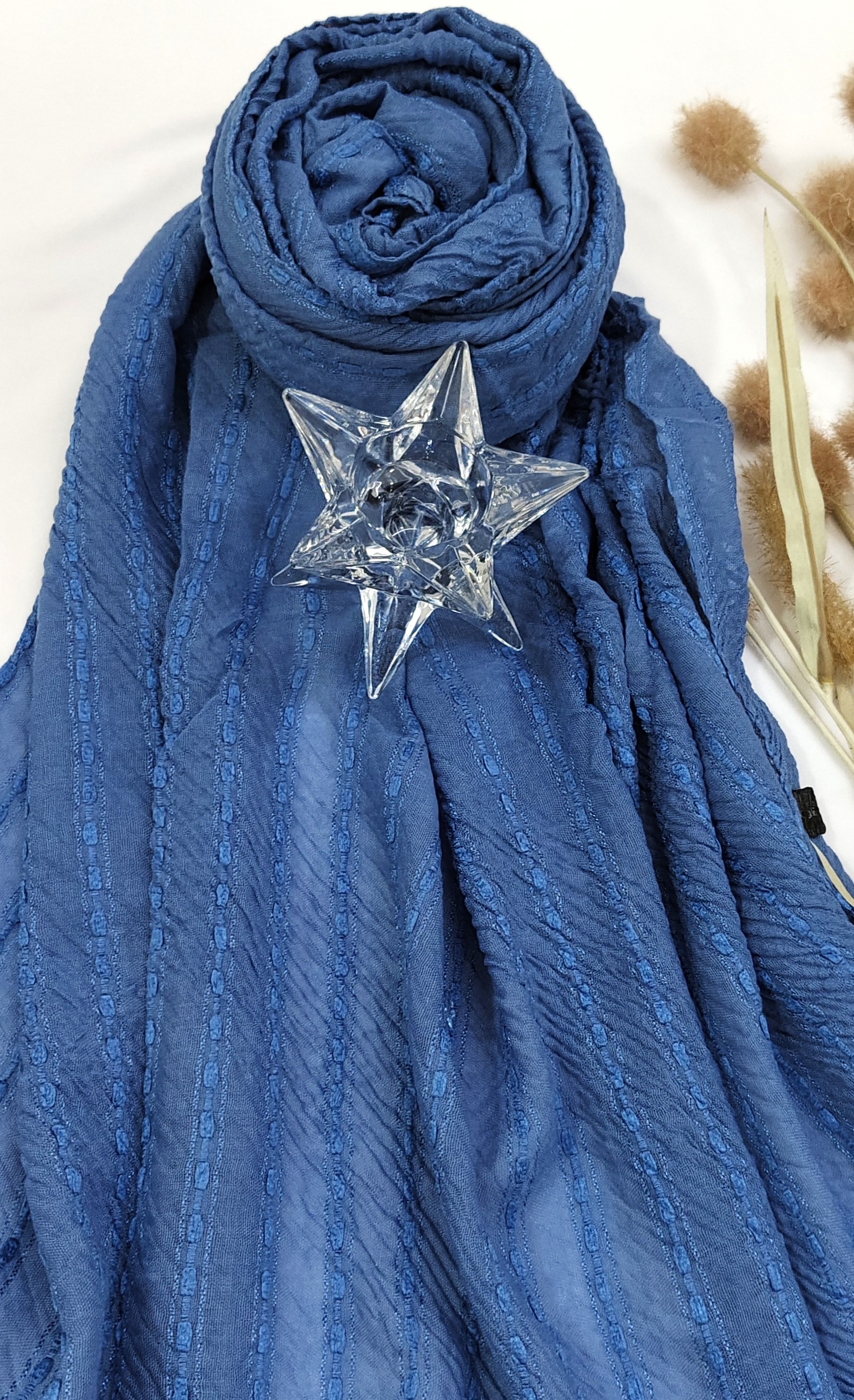 Premium Jasmine Cotton Thread Butti Hijab