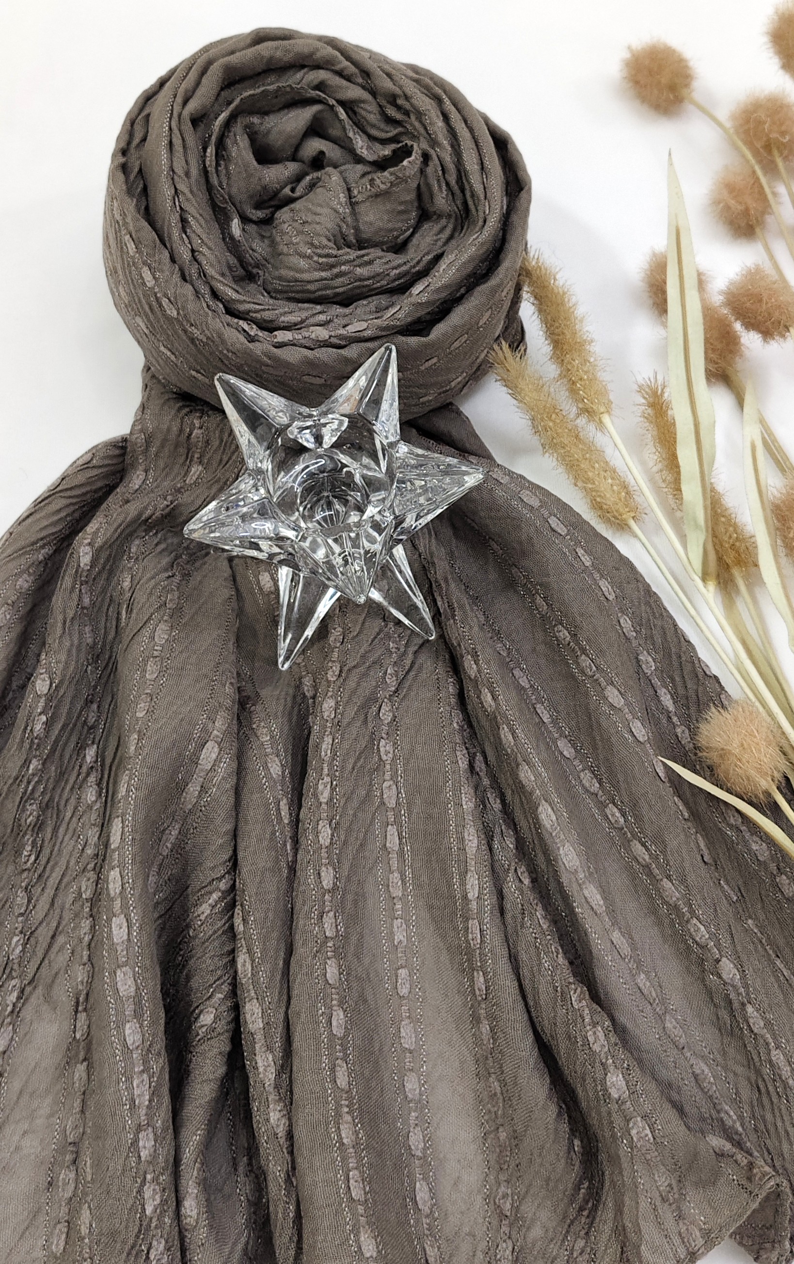 Premium Jasmine Cotton Thread Butti Hijab