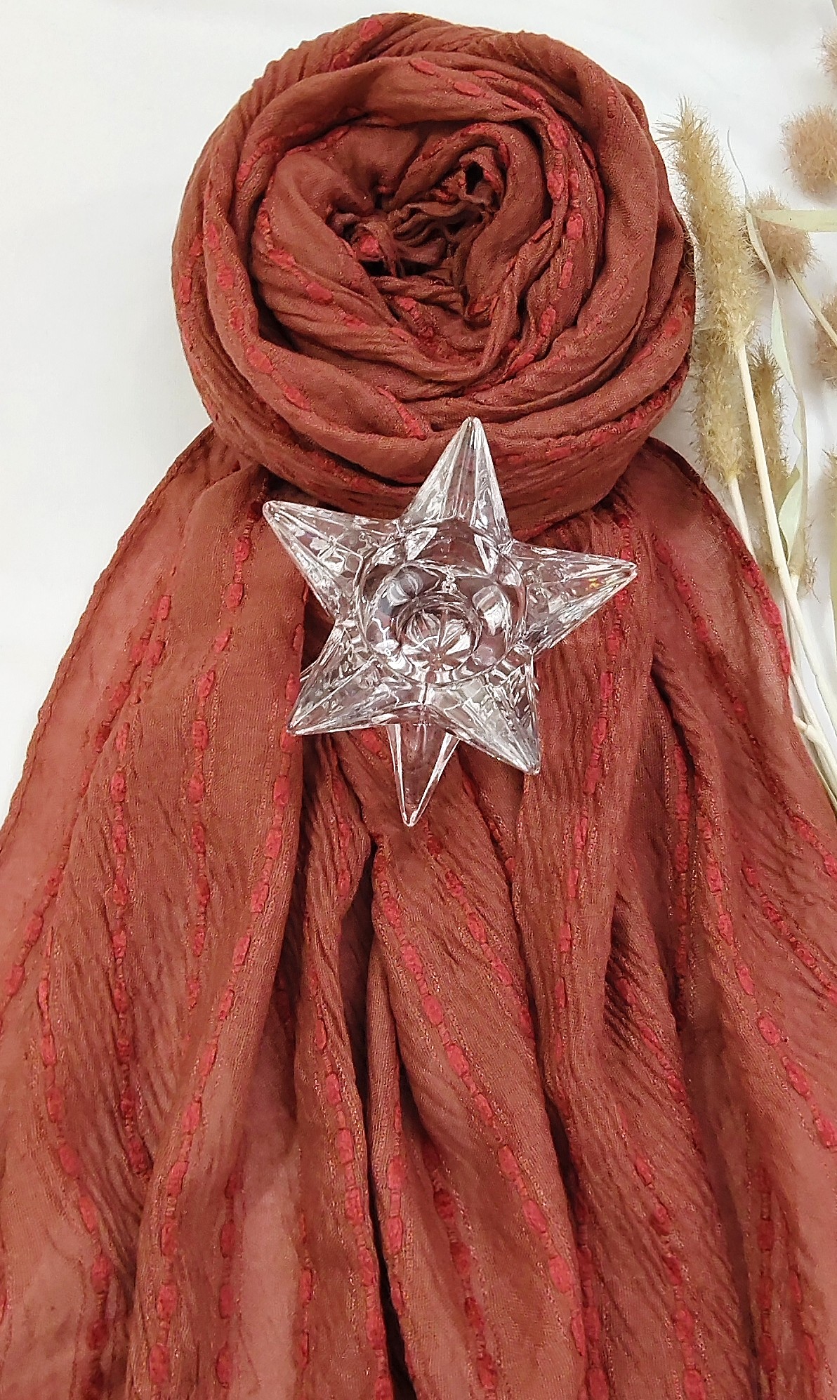 Premium Jasmine Cotton Thread Butti Hijab