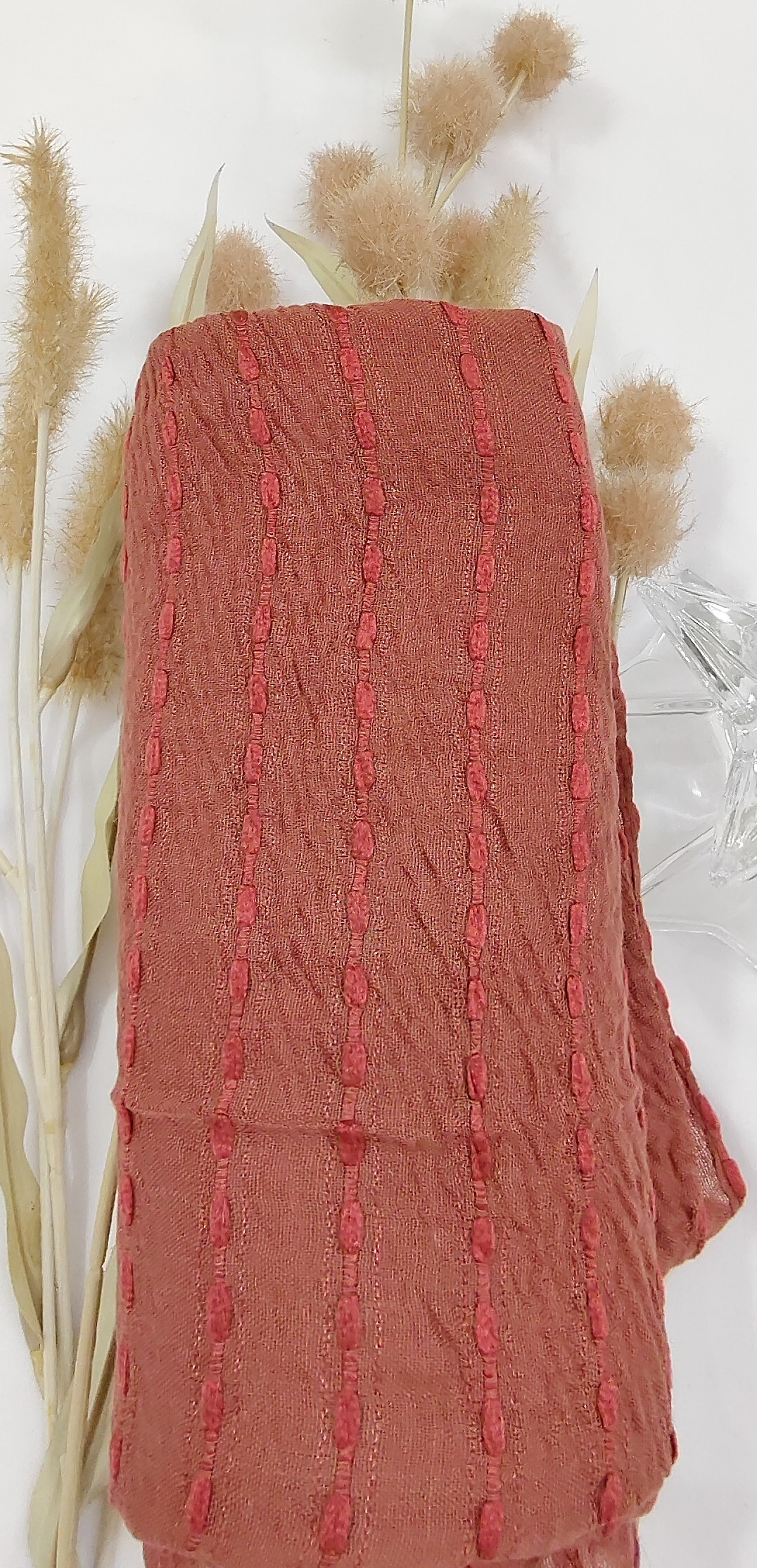 Premium Jasmine Cotton Thread Butti Hijab