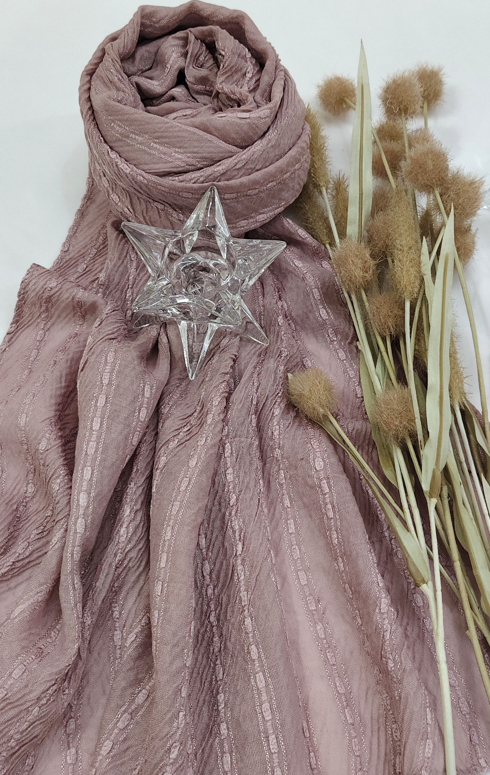 Premium Jasmine Cotton Thread Butti Hijab