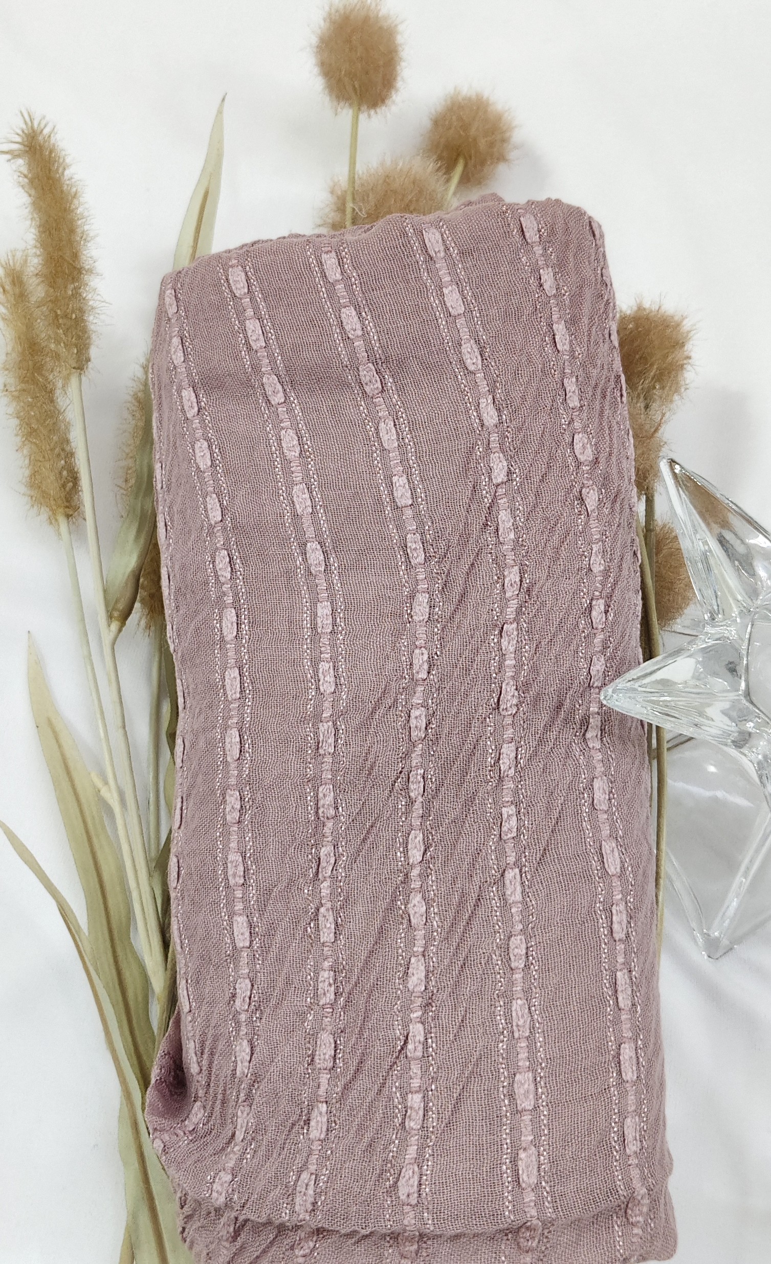 Premium Jasmine Cotton Thread Butti Hijab