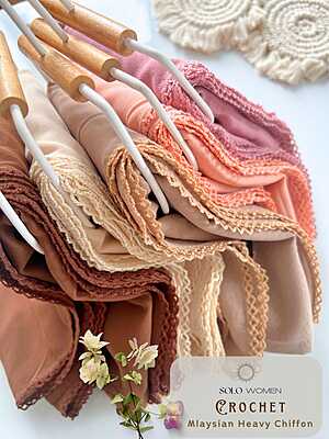 Premium Malaysian Georgette Crochet Border