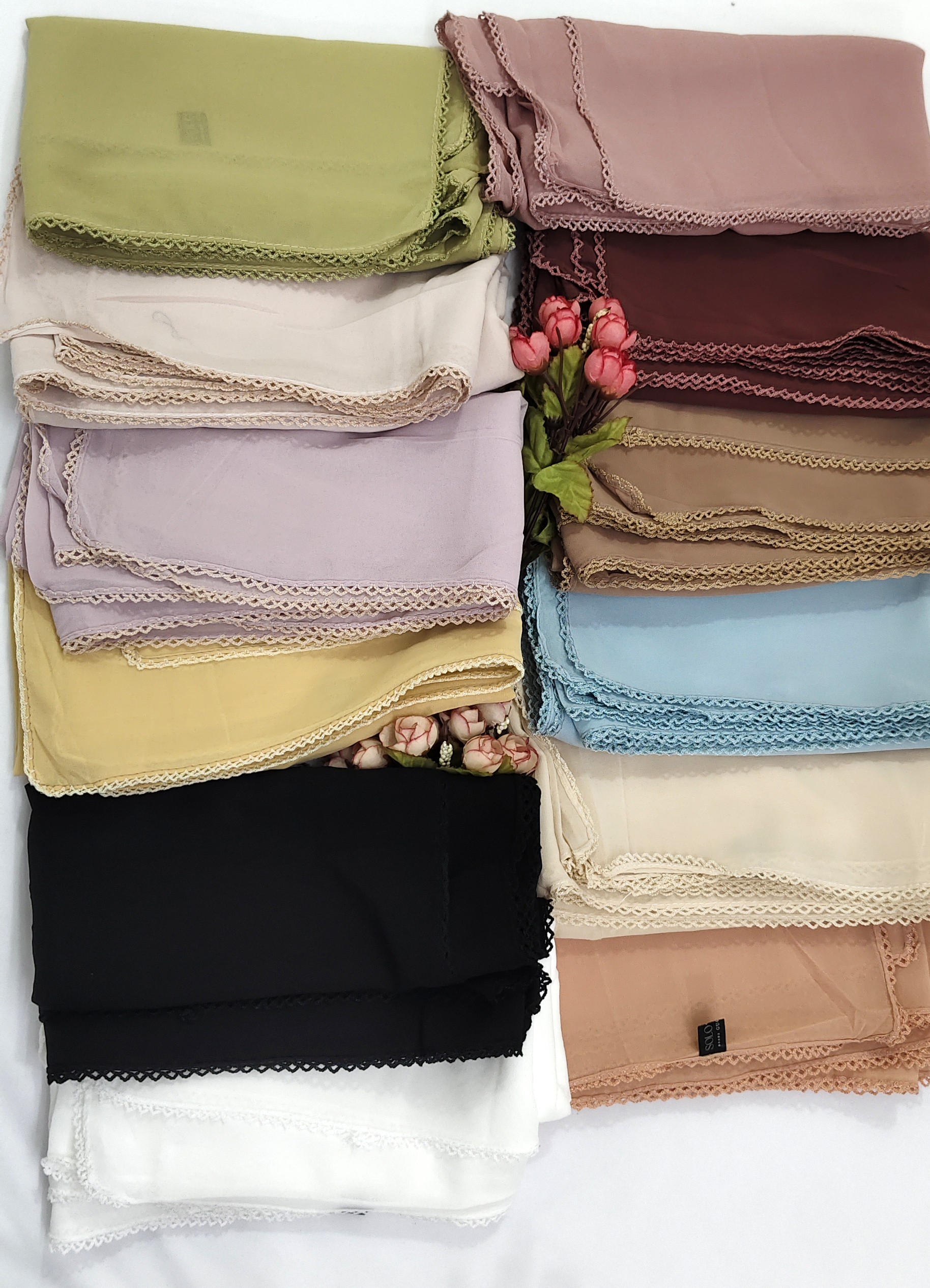 Premium Malaysian Georgette Crochet Border