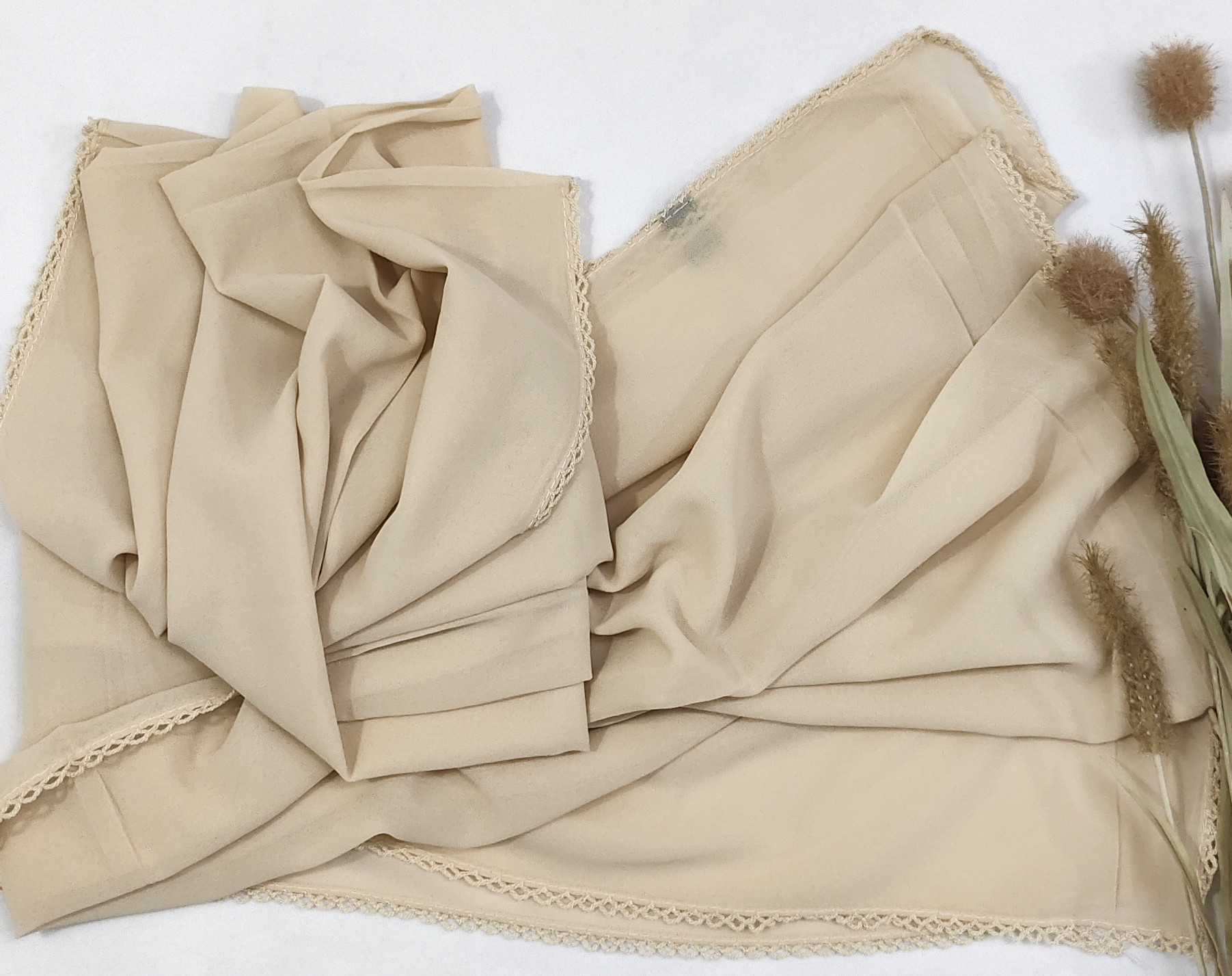 Premium Malaysian Georgette Crochet Border