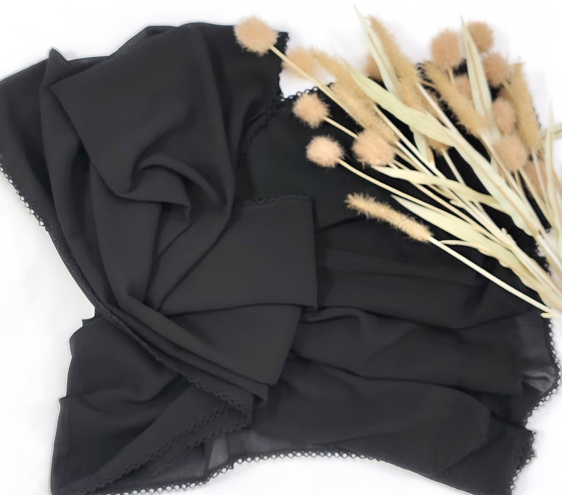 Premium Malaysian Georgette Crochet Border