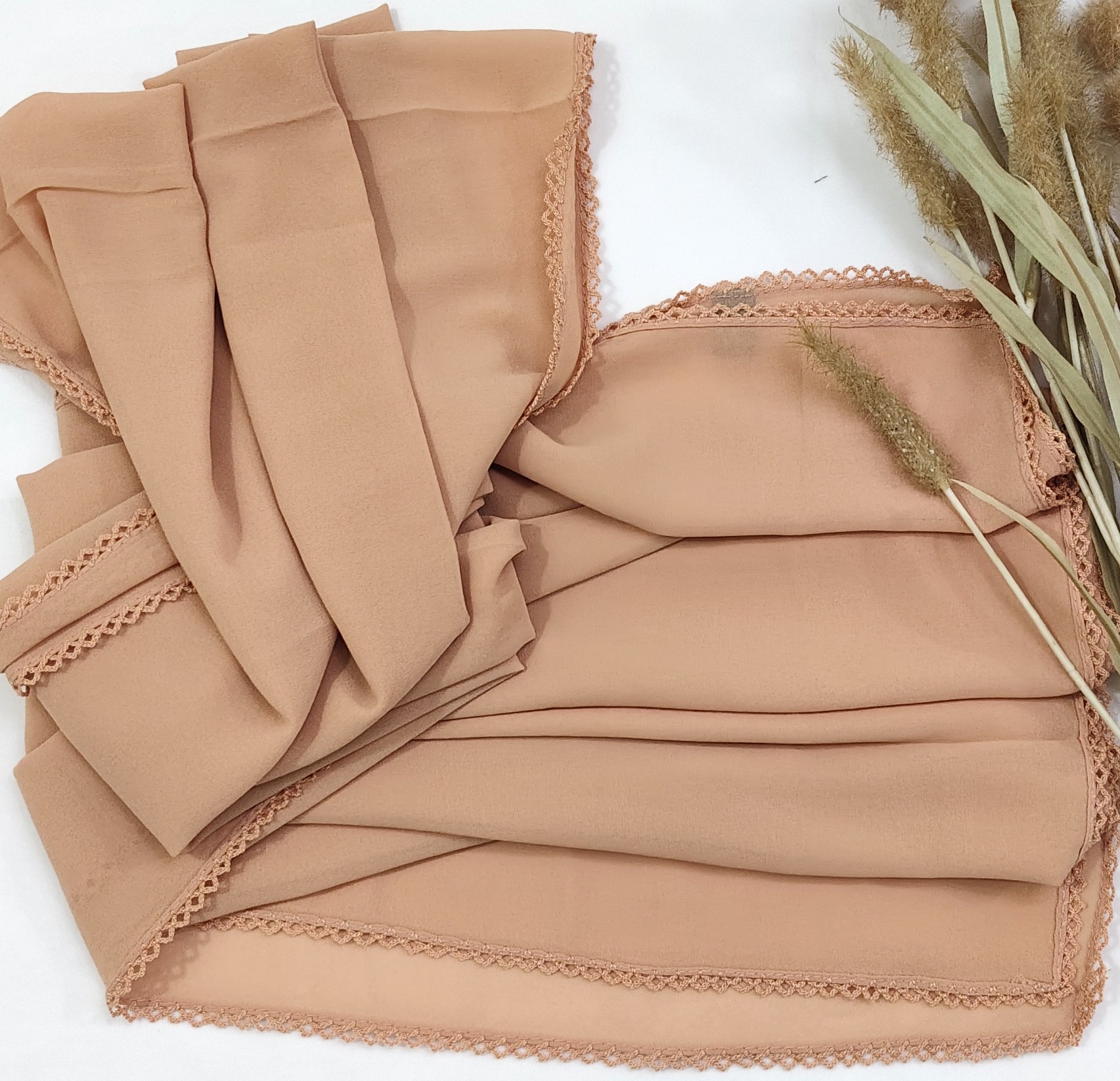 Premium Malaysian Georgette Crochet Border