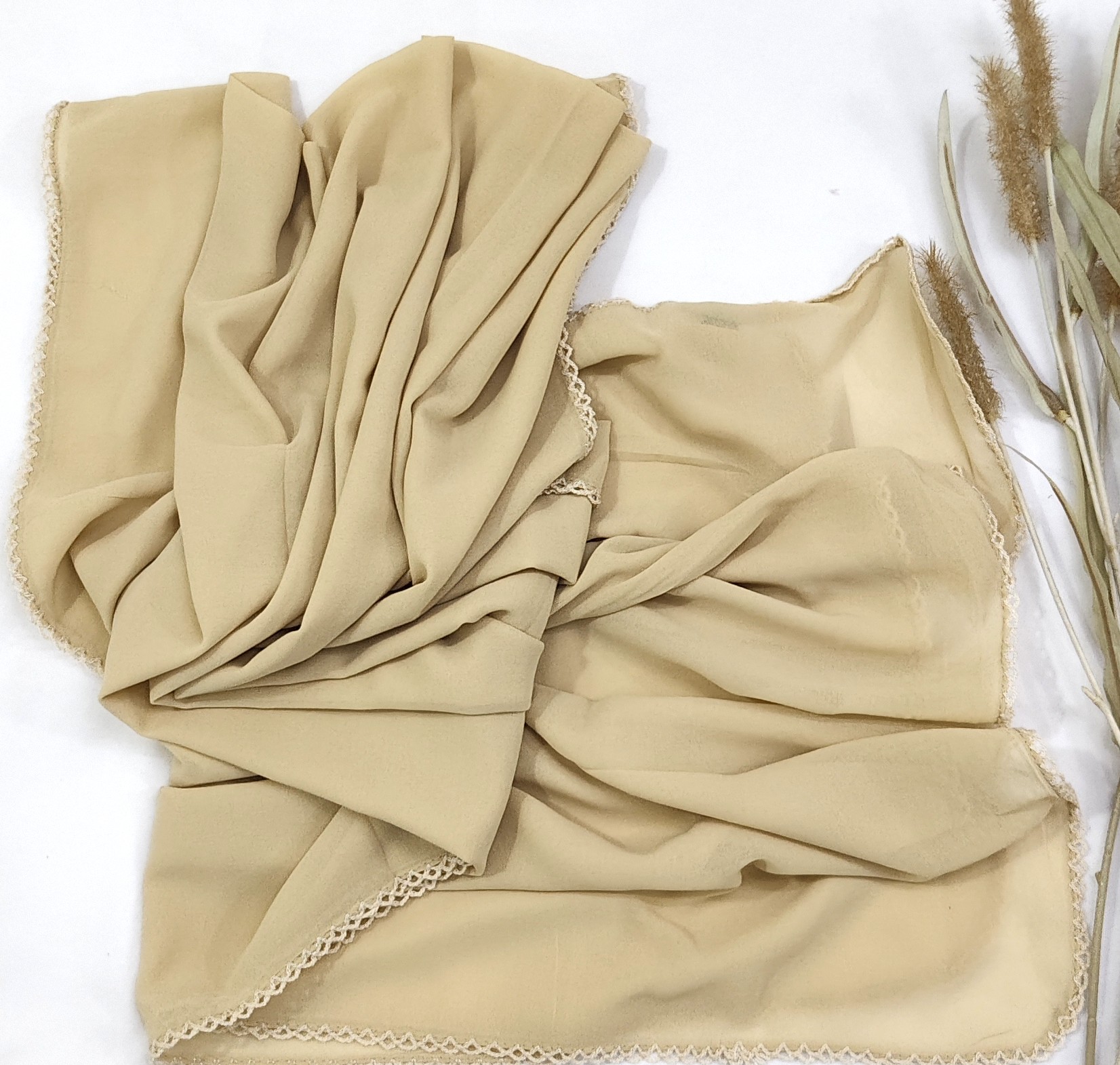 Premium Malaysian Georgette Crochet Border