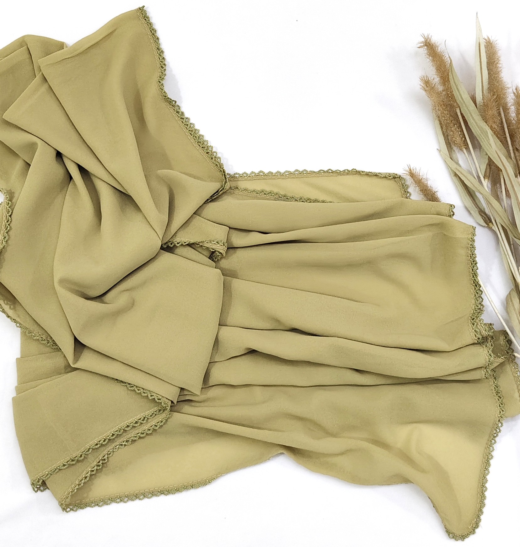 Premium Malaysian Georgette Crochet Border