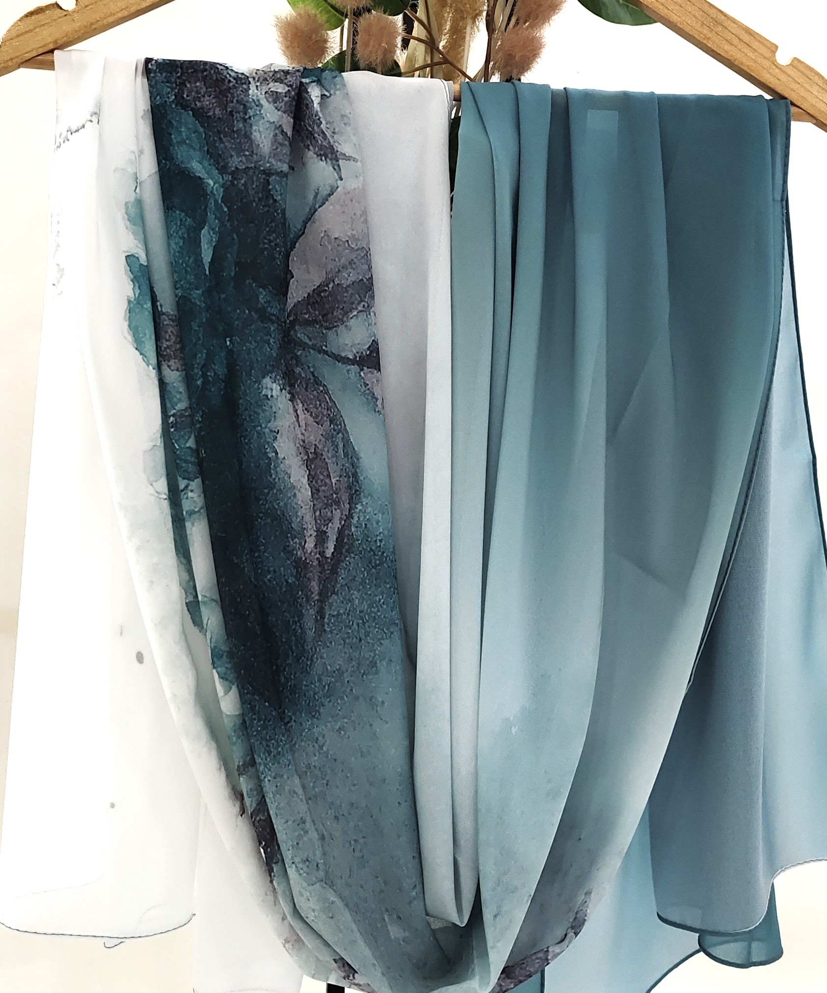 Premium Malaysian Heavy Chiffon MultiColor Hijab