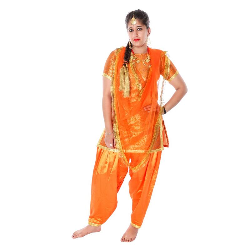 Punjabi Giddha Fancy Dress Costume Punjabi Giddha Fancy Dress Costume