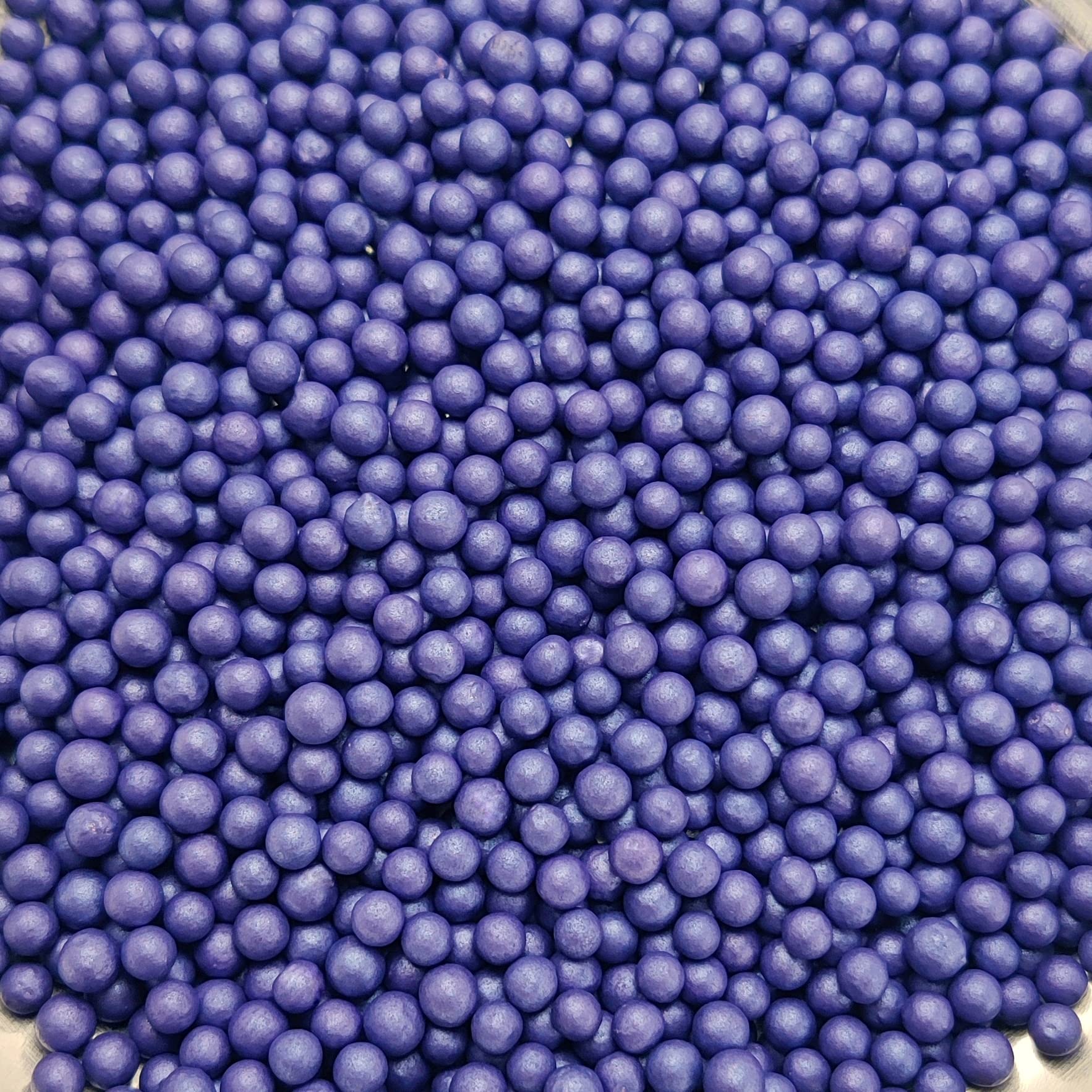 Purple Sprinkle Balls 4MM - 100 GM Purple Sprinkle Balls 4MM - 100 GM