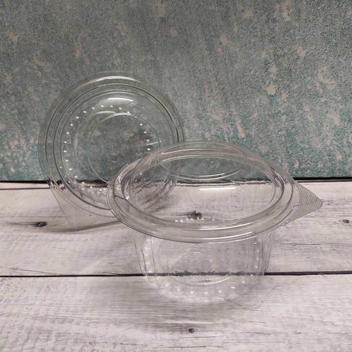 Pvc Round Box with Dome Lid - 16oz 480ML Capacity Pvc Round Box with Dome Lid - 16oz 480ML Capacity