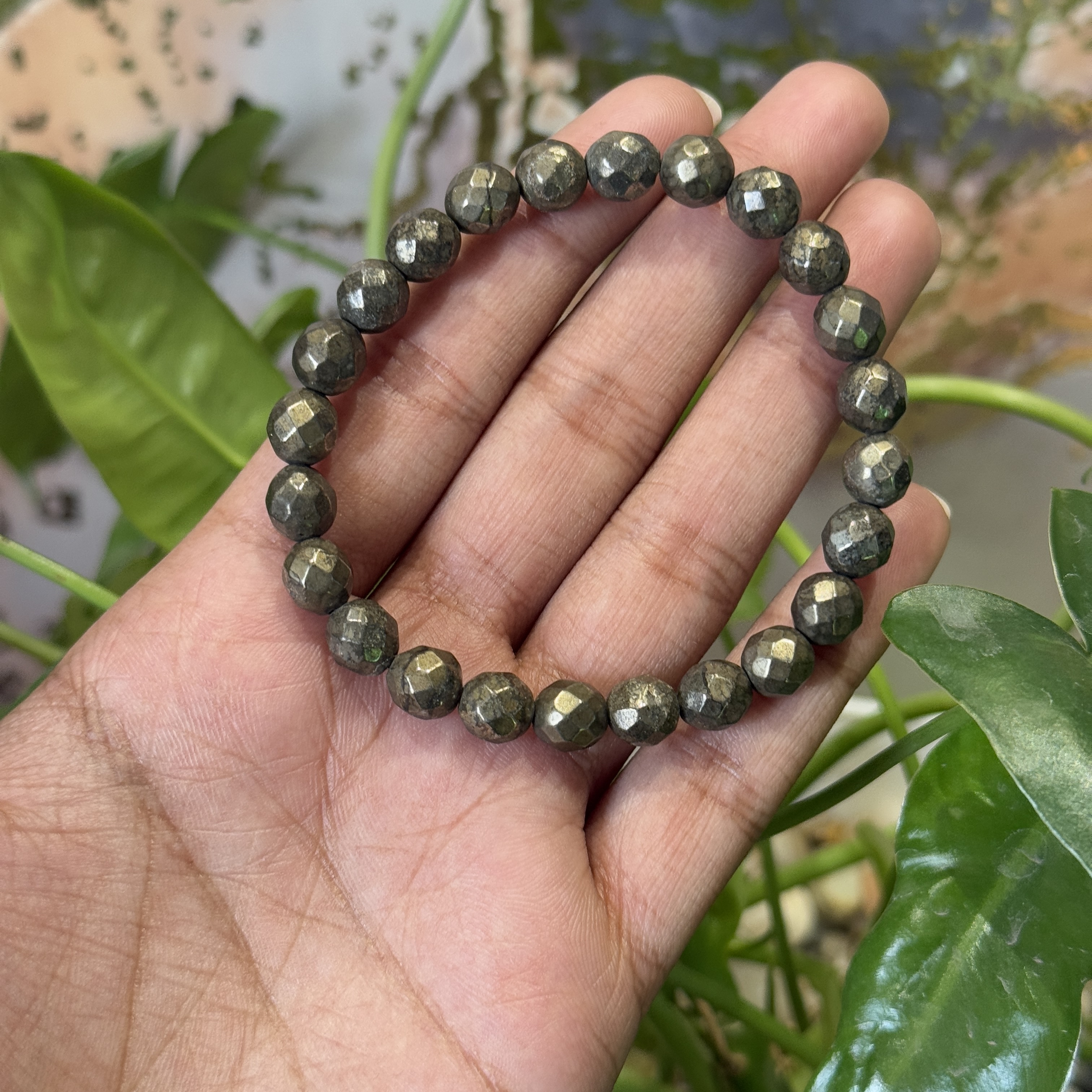 Pyrite Crystal Bracelet Pyrite Crystal Bracelet