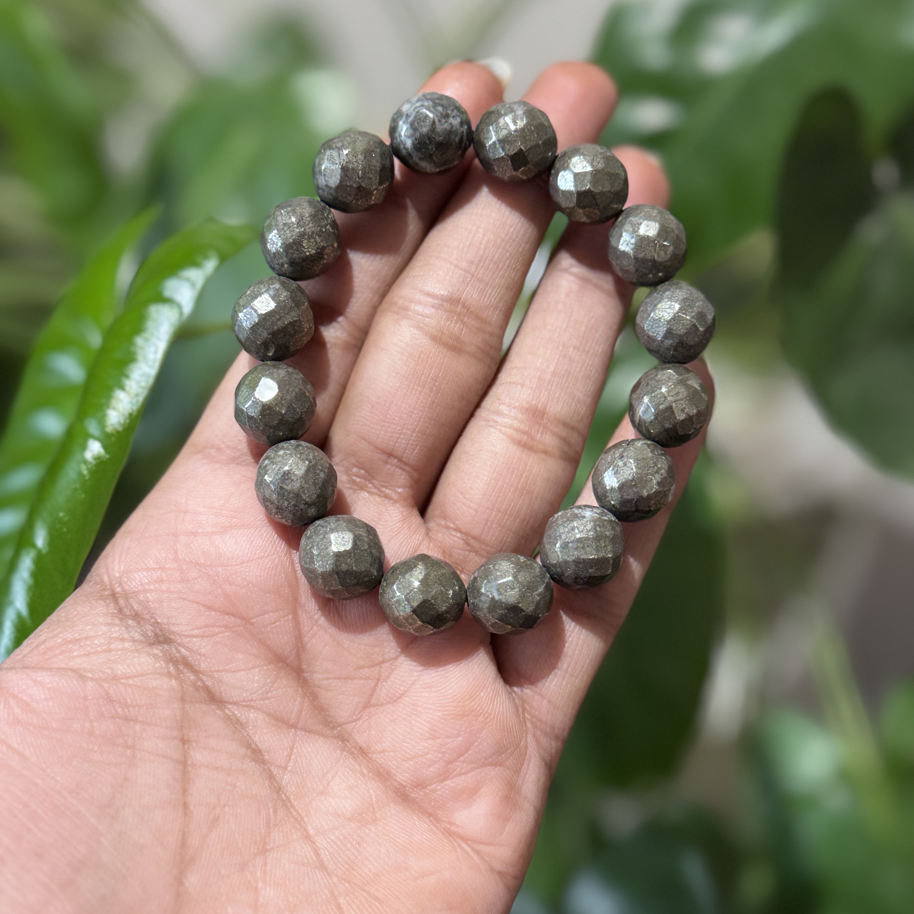 Pyrite Crystal Bracelet Pyrite Crystal Bracelet