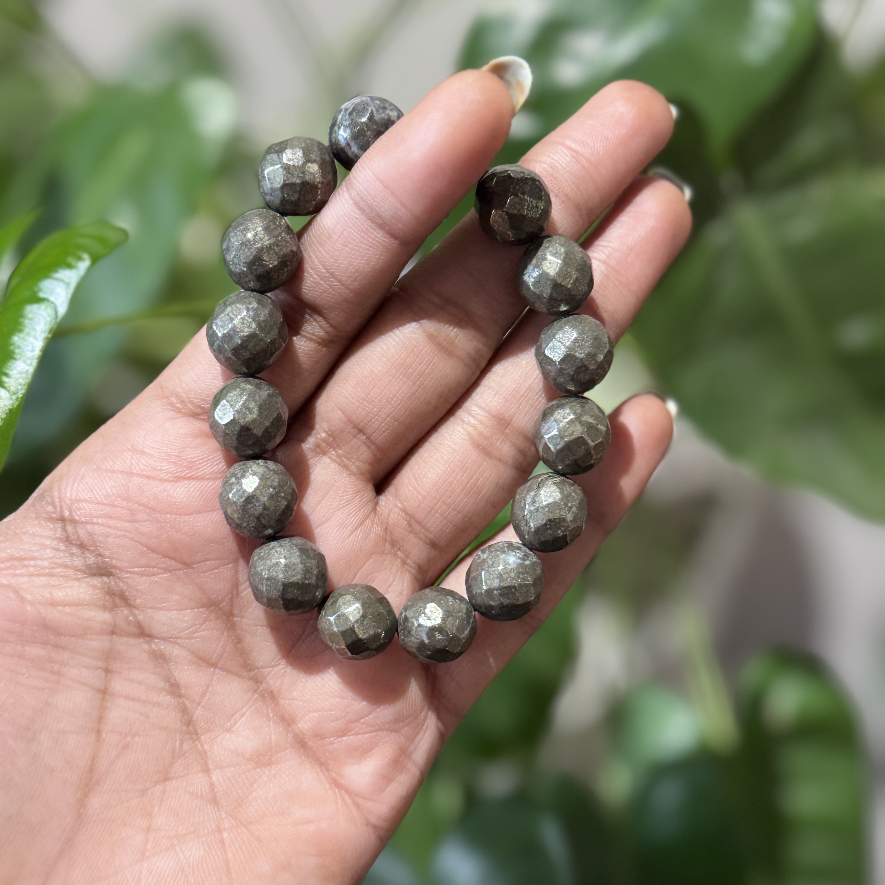 Pyrite Crystal Bracelet Pyrite Crystal Bracelet