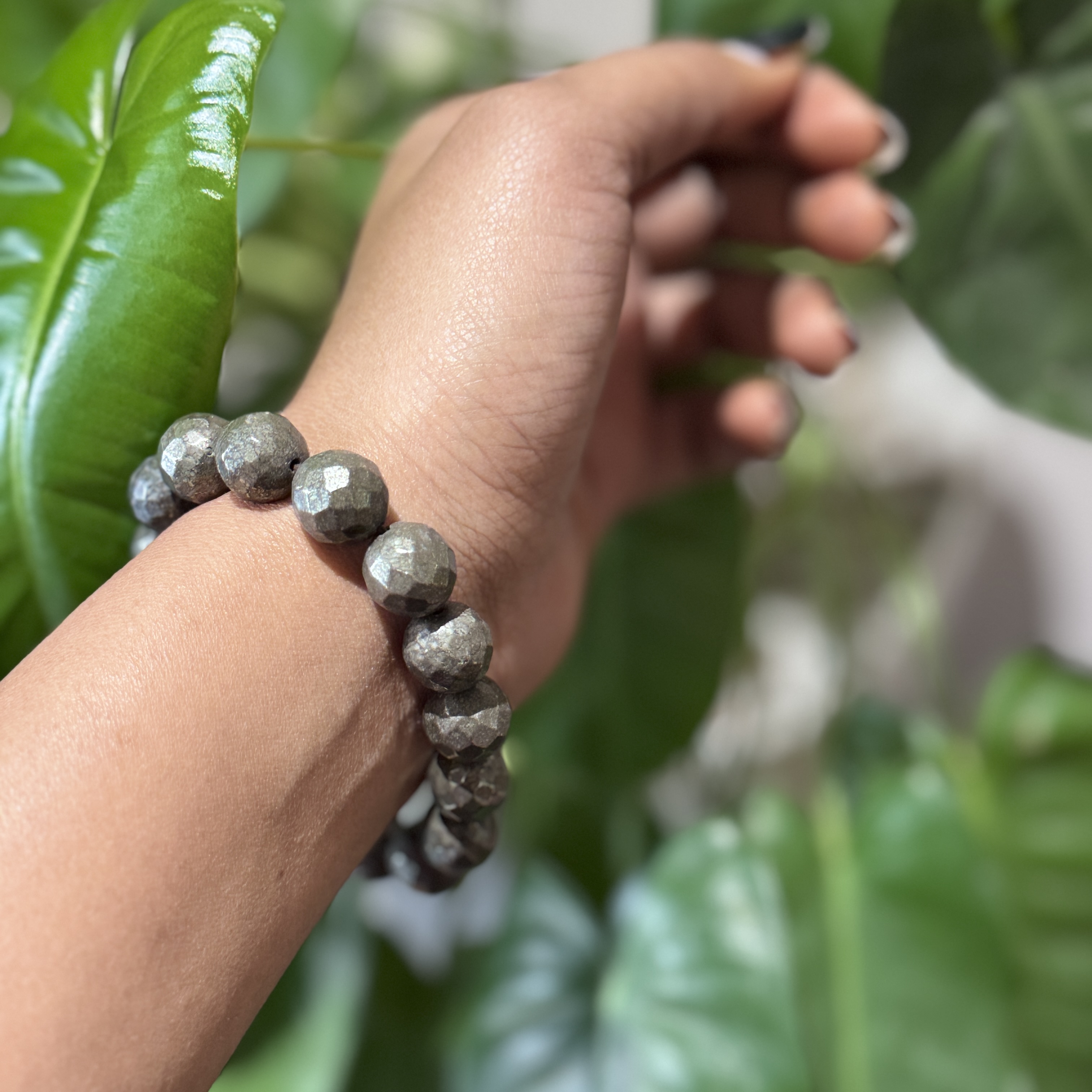 Pyrite Crystal Bracelet Pyrite Crystal Bracelet