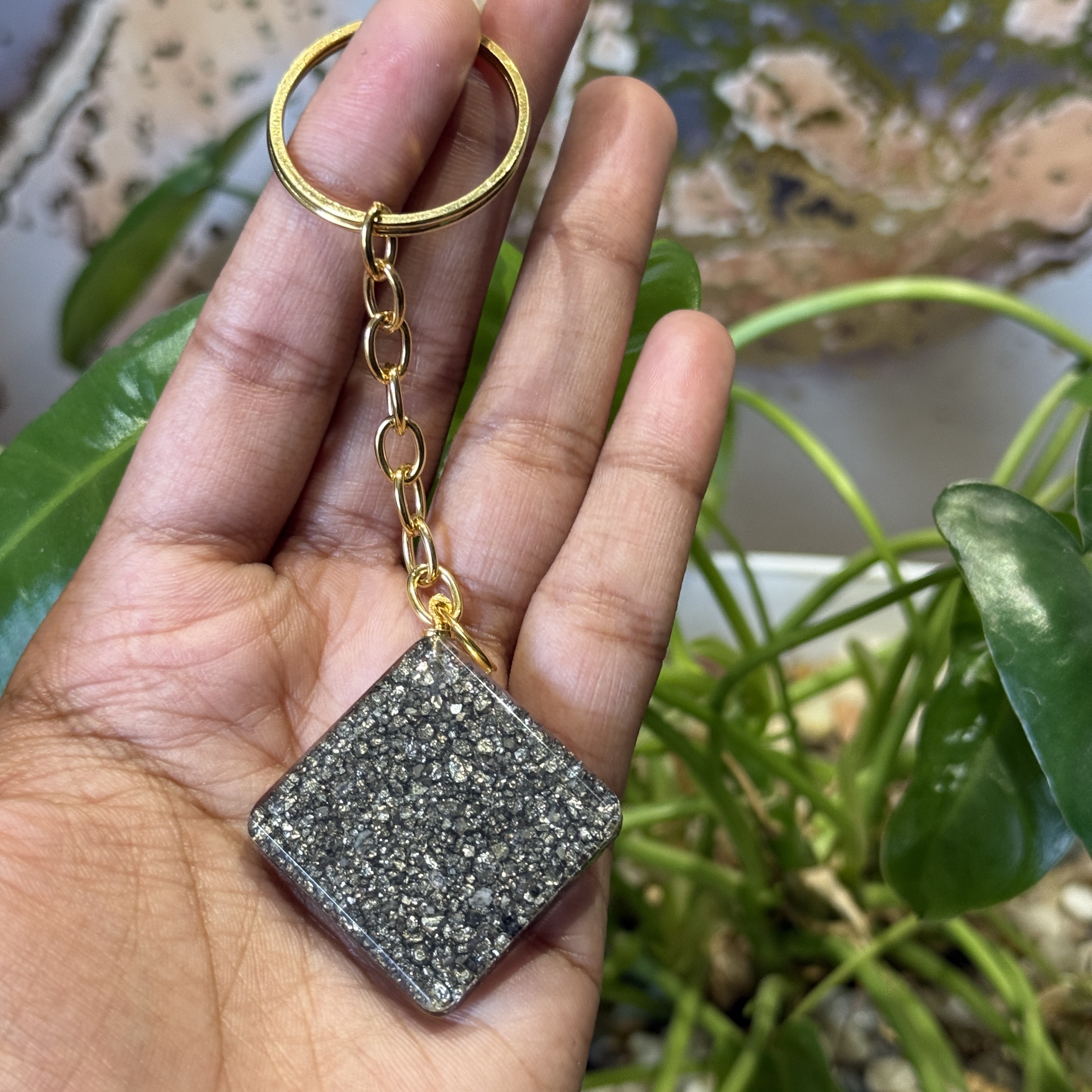 Pyrite Keychain Pyrite Keychain