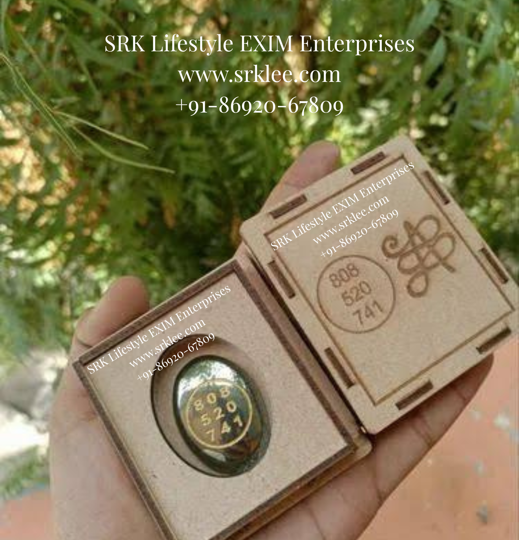 Pyrite Zibu Coin with Wodden Box & Certificate
