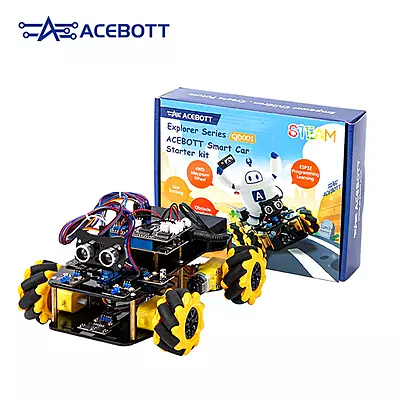 ESP32 4WD Mecanum Wheel Camera WiFi STEM STEAM Programming Smart Robot Car kit