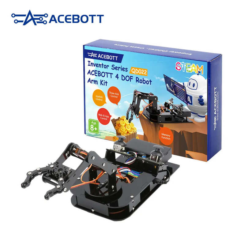 ESP32 Programmable Robot Arm Car Kit for Arduino ESP32 Programmable Robot Arm Car Kit for Arduino