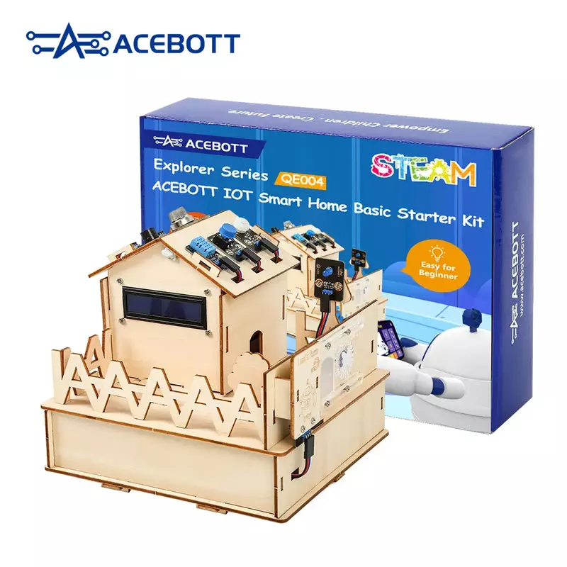 ESP32 Smart Home IoT Basic Starter Kit with Arduino/ACECode(Scratch) ESP32 Smart Home IoT Basic Starter Kit with Arduino/ACECode(Scratch)