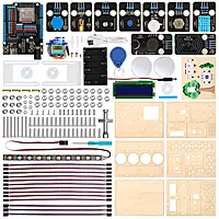 DIY Smart Home kit ESP32 Starter Automation Projects Wooden House Electron Robot Kit