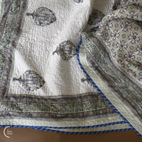 Motif Hand Block Print Quilt - Tree of life Motif Hand Block Print Quilt - Tree of life
