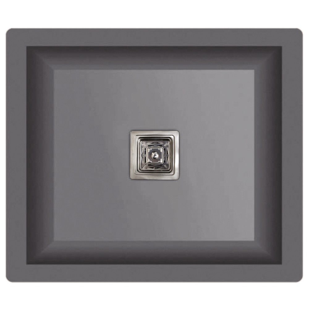 Single Bowl Kitchen Sink 21" x 18" x 9" Inch Quartz