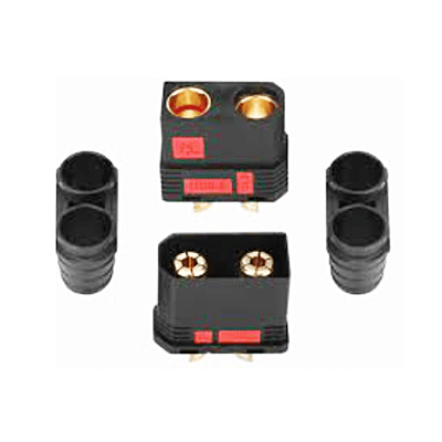 QS8-S High-Temperature Antispark Battery Connector Male-Female Pair