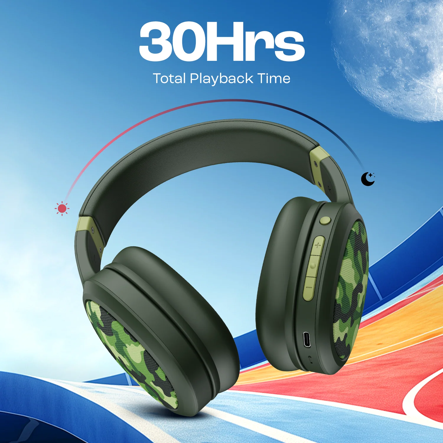 boAt Rockerz 460 (Army Green) boAt Rockerz 460 (Army Green)