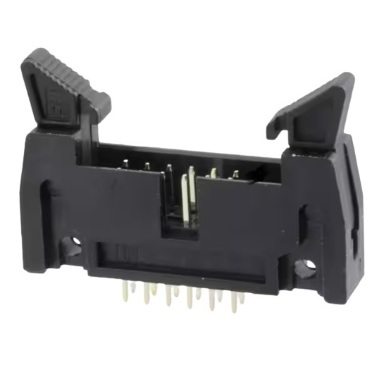 FRC Male Header Straight PCB Mount With Lock – 2.54mm Pitch FRC Male Header Straight PCB Mount With Lock – 2.54mm Pitch