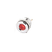 12mm LED Metal Panel Indicator Light 12V to 24V DC – Red