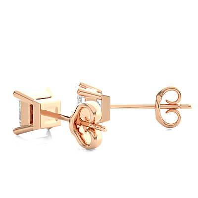 Tara Square Spark – Diamond Studs