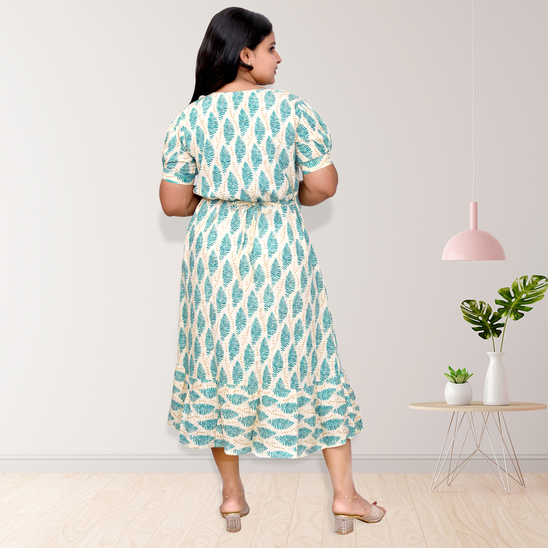 Riya Premium Rayond Printed Frock-3