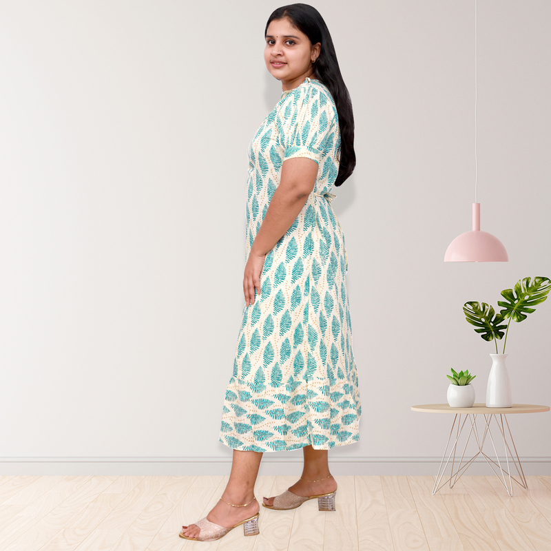 Riya Premium Rayond Printed Frock-3