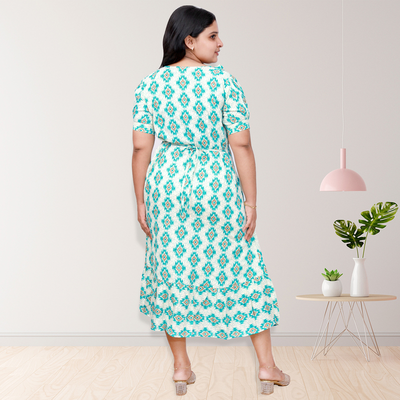 Riya Premium Rayon Printed Frock --4