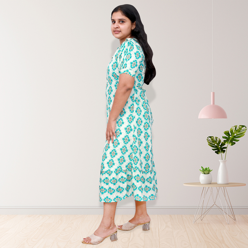 Riya Premium Rayon Printed Frock --4