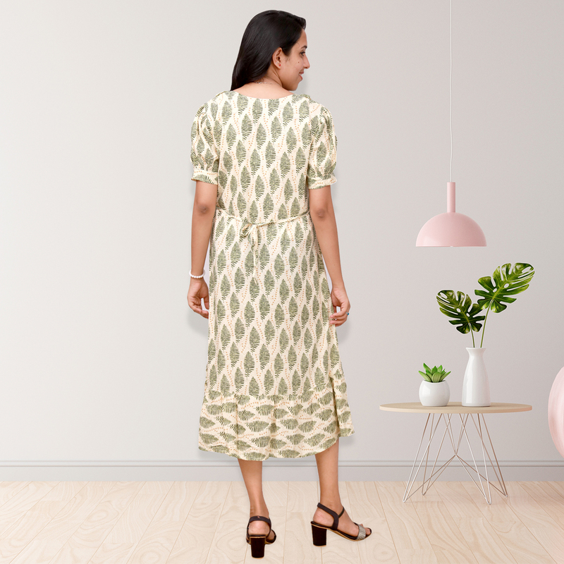 RIYA PREMIUM REYON PRINTED E FROCK TOP