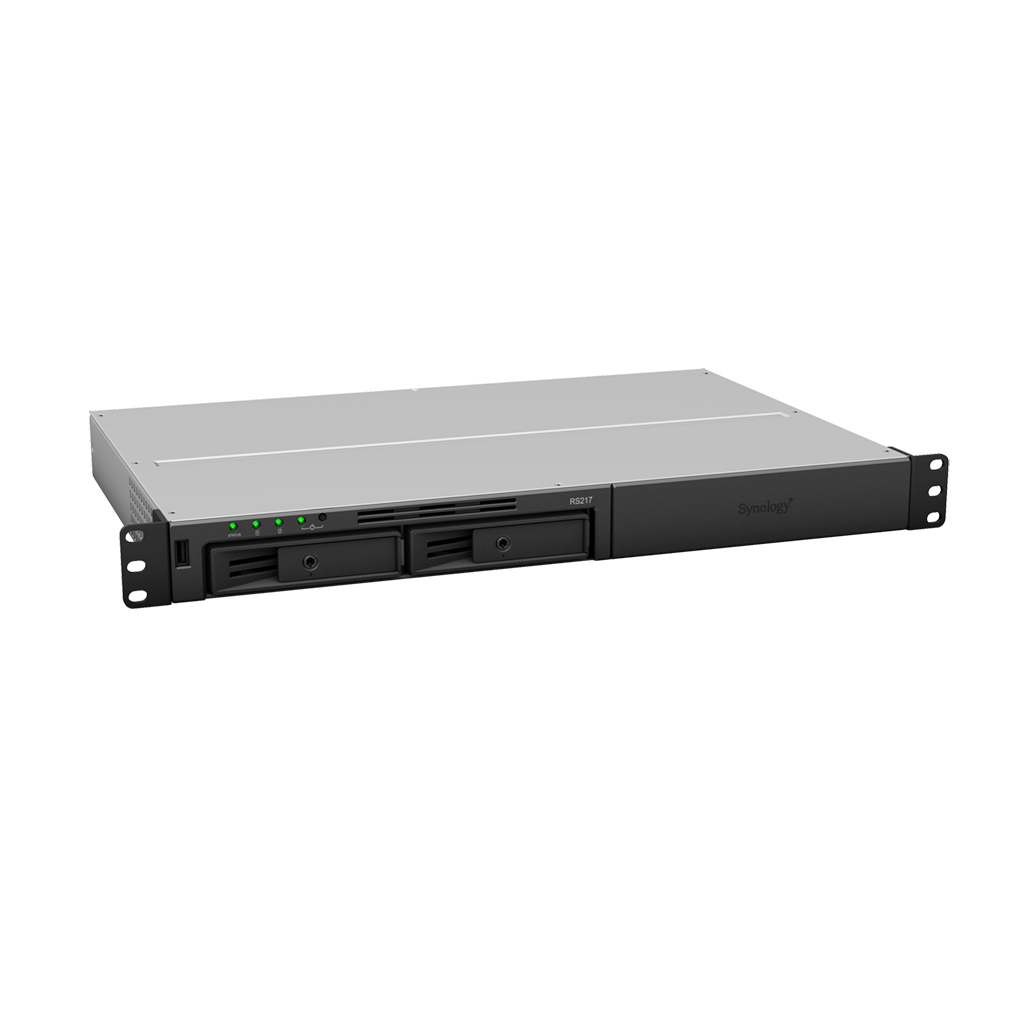Synology RackStation RS217 – Compact 2-Bay Rackmount NAS for SMBs | Dual-Core CPU | Hardware Encryption | Dual LAN | USB 3.0 | Surveillance & Backup Ready Synology RackStation RS217 – Compact 2-Bay Rackmount NAS for SMBs | Dual-Core CPU | Hardware Encryption | Dual LAN | USB 3.0 | Surveillance & Backup Ready