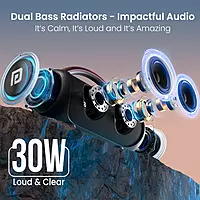 Portronics Radiant 2 30W Bluetooth Speaker | Aluminium Handle, 6 Hours Playtime, Type-C Fast Charging Portronics Radiant 2 30W Bluetooth Speaker | Aluminium Handle, 6 Hours Playtime, Type-C Fast Charging